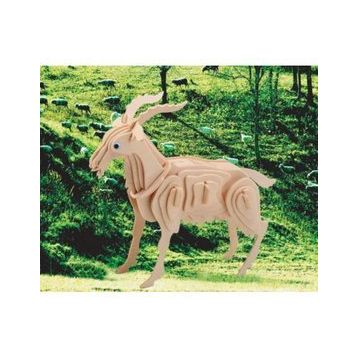 3D Ahşsap Keçi Puzzle