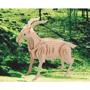 3D Ahşsap Keçi Puzzle