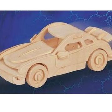 3D PI-911 Ahşap Araba Puzzle