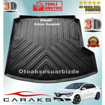 3D Renault Megane 4 HB 3D Bagaj Havuzu
