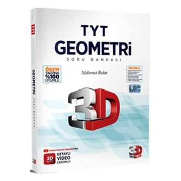 3D Yayınları 2023 TYT Geometri Soru Bankası