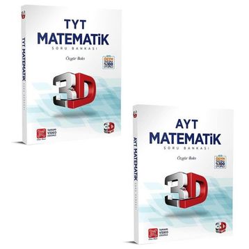3D Yayınları 2024 TYT-AYT Matematik Soru Bankası Seti Özgür Balcı
