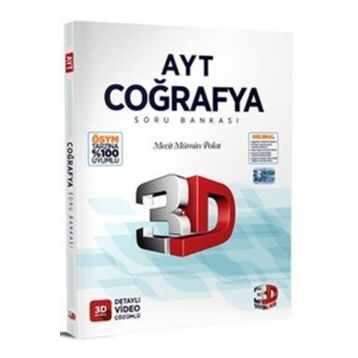 3D Yayınları 3d Ayt Coğrafya Soru Bankası