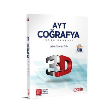 3D Yayınları 3d Ayt Coğrafya Soru Bankası