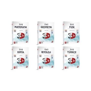 3D Yayınları 6 Kitap Bir Arada TYT Tüm Dersler Soru Bankası Seti