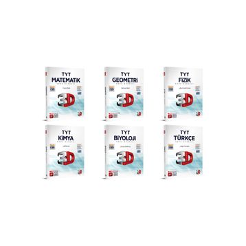 3D Yayınları 6 Kitap Bir Arada TYT Tüm Dersler Soru Bankası Seti