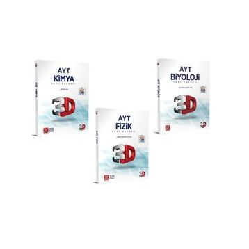 3D Yayınları AYT Fizik Kimya Biyoloji Soru Bankası Seti