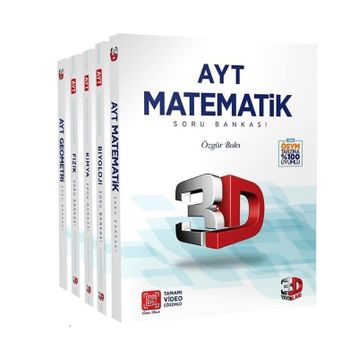 3D Yayınları AYT Sayısal Soru Bankası Seti