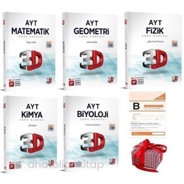 3D Yayınları AYT Sayısal Soru Bankası Seti