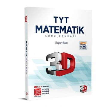 3D Yayınları Tyt 3d Matematık Soru Bankası