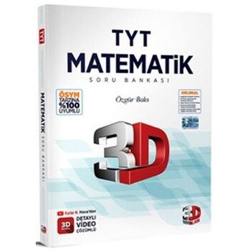 3D Yayınları Tyt 3d Matematık Soru Bankası