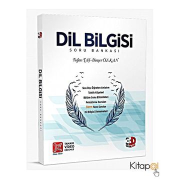 3D Yayınları TYT Dil Bilgisi Soru Bankası Tamamı Video Çözümlü