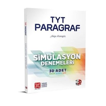 3D Yayınları TYT Paragraf Simülasyon 30 Adet Denemeleri Çözümlü