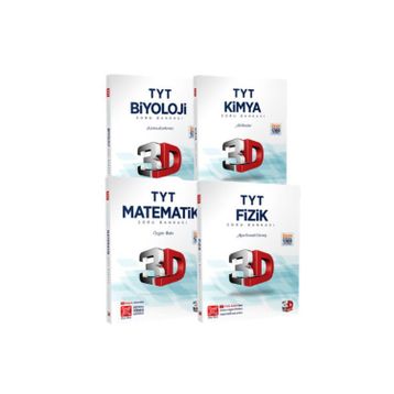 3D Yayınları Tyt Sayısal Soru Bankası Seti 4 Kitap