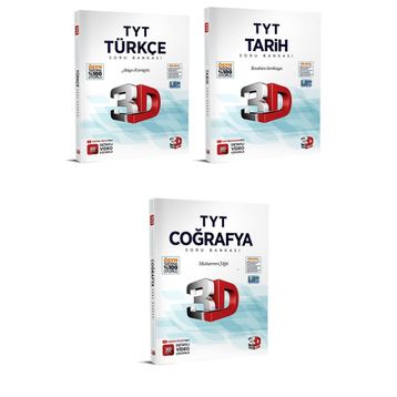 3D Yayınları TYT Türkçe Coğrafya Tarih Soru Bankası Seti