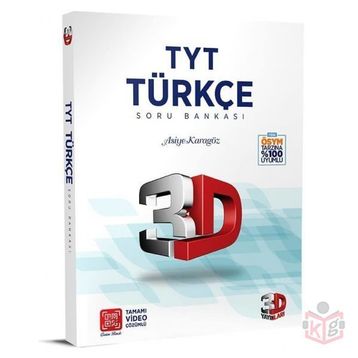 3D Yayınları TYT Türkçe Tamamı Video Çözümlü Soru Bankası