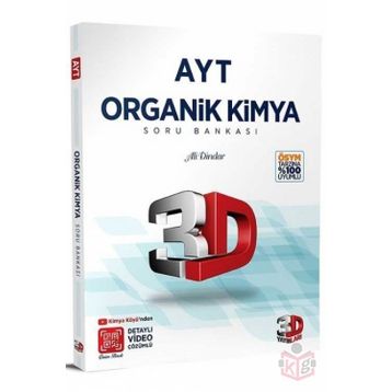 3D YKS AYT Organik Kimya Soru Bankası Video Çözümlü 3D Yayınları