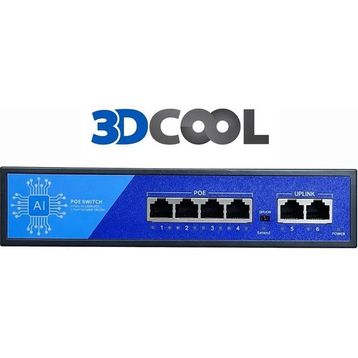 3DCool 3D-PSE04 4 Port PoE Switch