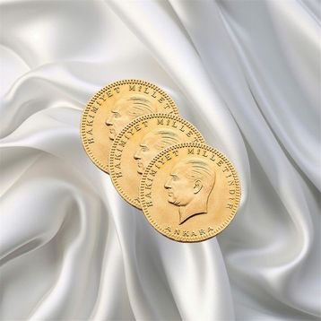 3'lü Çeyrek Ata Lira Eski Tarihli