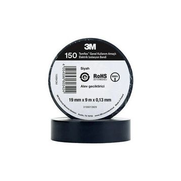 3M 1300E 10x18 mm Temflex İzole Elektrik Bandı