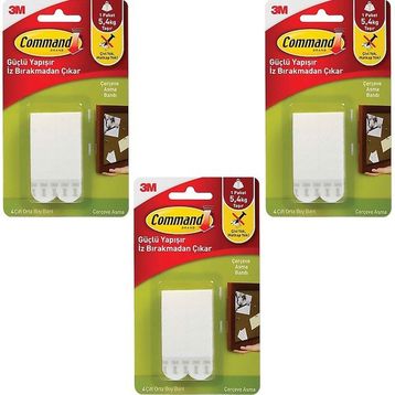 3M 17201 Command 3 Paket Orta Boy Cırt Bant