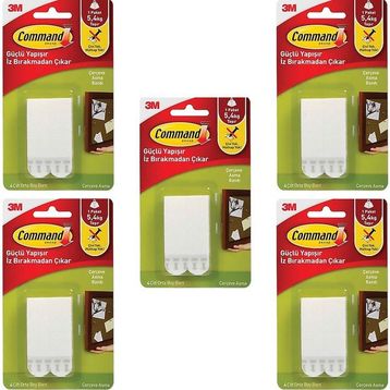 3M 17201 Command 5 Paket Orta Boy Cırt Bant