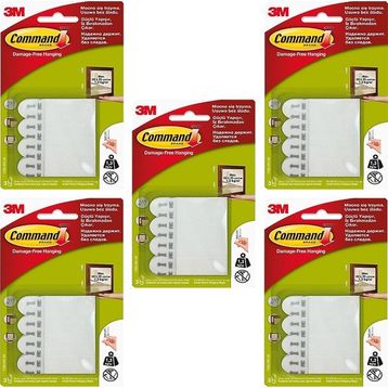 3M 17202 Command 5 Paket Küçük Boy Cırt Bant