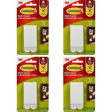 3M 17206 4 Paket Command Büyük Boy Cırt Bant