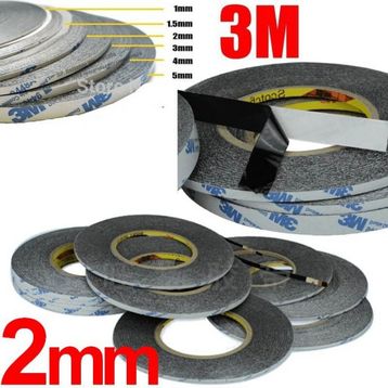 3M 2 mm / 50 mt Çift Taraflı Bant Ekran Cam Kasa Kapak Tamir Bantı