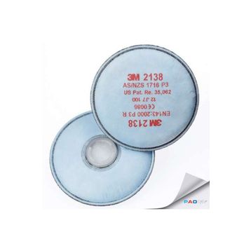 3M 2138 P3 Organik Ozon Gaz/Buhar Filtre