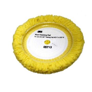 3M 5713 Hookit 200 mm Sarı Yün Pasta Tabanı