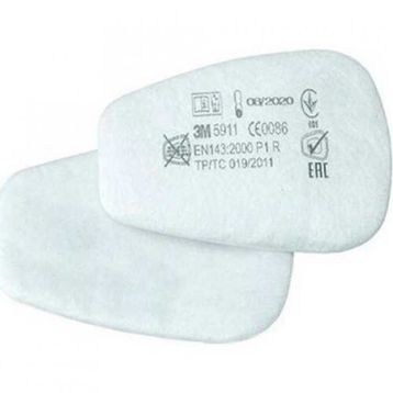 3M 5911 Beyaz P1 Toz Pedi Filtre