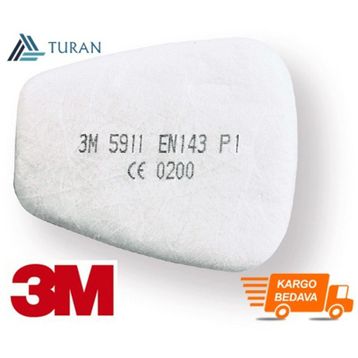 3M 5911 Beyaz P1 Toz Pedi Filtre