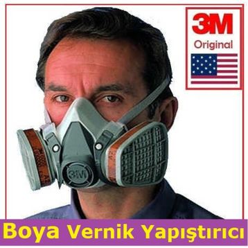 3M 6000 Yarım Yüz Gaz Maskesi