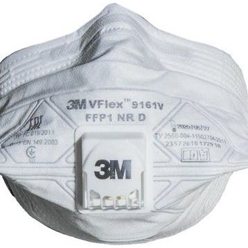3M 9161E Ffp1 Ventilli 15 Adet Toz Maskesi