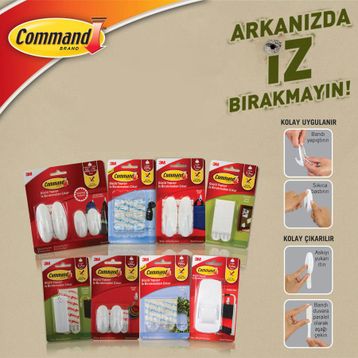 3M Command 17006CLR Mini Şeffaf Askı