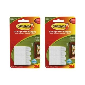 3M Command 17202 2'li Küçük Boy Cırt Bant