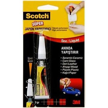 3M Scotch Cyano 3 gr Süper Hızlı Japon Yapıştırıcı