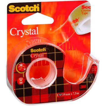 3M Scotch Kesicili 19 mm x 7.5 m Kampanya Kristal Bant
