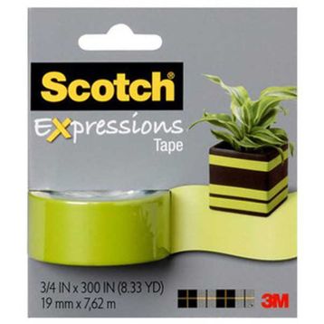 3M Scotch Yeşil Renkli Dekoratif Bant