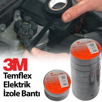 3M Siyah Tekli İzole Bant