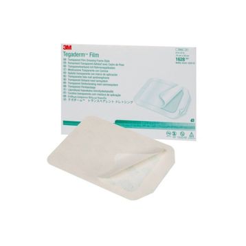 3M Tegaderm 1628 15x20 cm Su Geçirmez Film Yara Örtüsü Şeffaf Pu Dövme Bandı