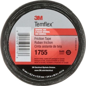 3M Temflex 1755 19 mm 18 mt Pamuk İzole Bant