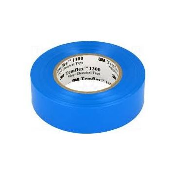 3M Temflex İzole 18 mm 1300E Mavi Elektrik Bandı