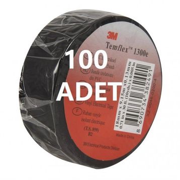 3M Temflex Siyah İzole Bant