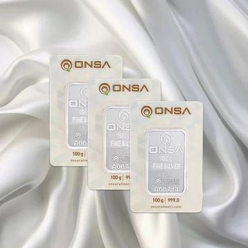 3X100 gr Külçe Gümüş