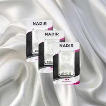 3X100 gr Külçe Gümüş
