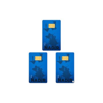 3X2.5 gr 24 Ayar Külçe Altın