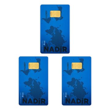 3X2.5 gr 24 Ayar Külçe Altın
