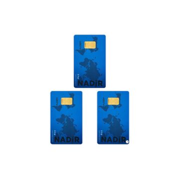 3X2.5 gr 24 Ayar Külçe Altın